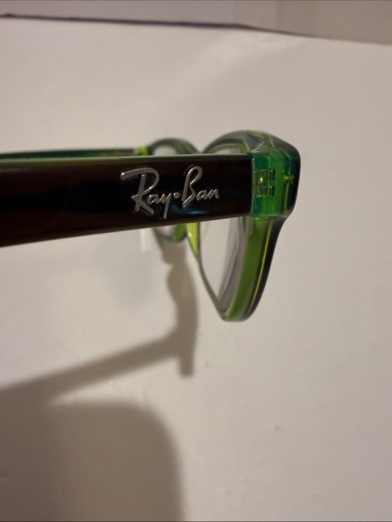 Ray-Ban  Green and Brown Translucent Frame Eyeglasses and case for juniors main image 7